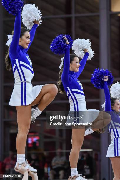 Kentucky Wildcats Cheerleaders during the 2019 Div 1 Championship - Second Round college basketball game between the Kentucky Wildcats and the NC...