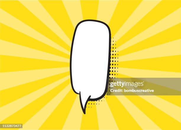 comic bubbles and elements - word cloud shape stock illustrations