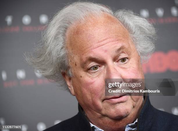 Graydon Carter attends HBO's "The Inventor" New York Premiere at Time Warner Center on February 28, 2019 in New York City.