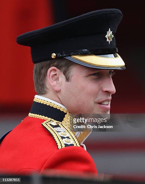 Prince William of Wales arrives to attend his Royal Wedding to Catherine Middleton at Westminster Abbey on April 29, 2011 in London, England. The...