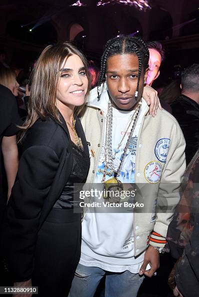 Carine Roitfeld and A$AP Rocky attends "La Nuit" by Sofitel Party