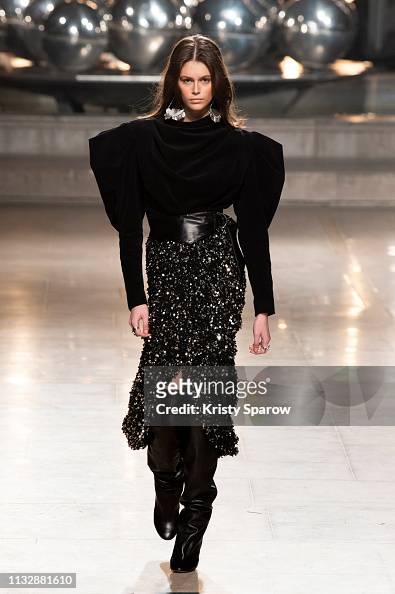 Model Kaia Gerber walks the runway during the Isabel Marant show as ...