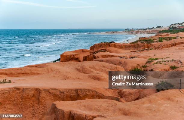 cliffs - linha do horizonte sobre água 個照片及圖片檔