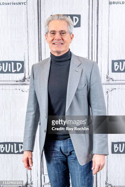 Actor Kyle MacLachlan discusses "Giant Little Ones" with the Build Series at Build Studio on February 28, 2019 in New York City.