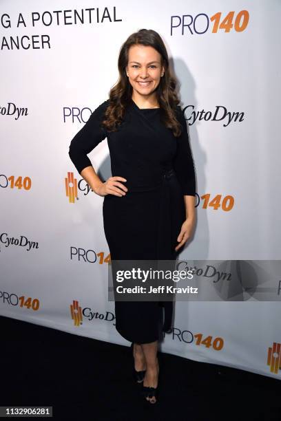 Lauren White attends CytoDyn's Pro 140 Awareness Event for HIV and Cancer Prevention at The Roosevelt Hotel in Hollywood on February 28, 2019 in Los...