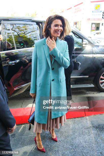 Mandy Moore is seen on March 25, 2019 in Los Angeles, California.