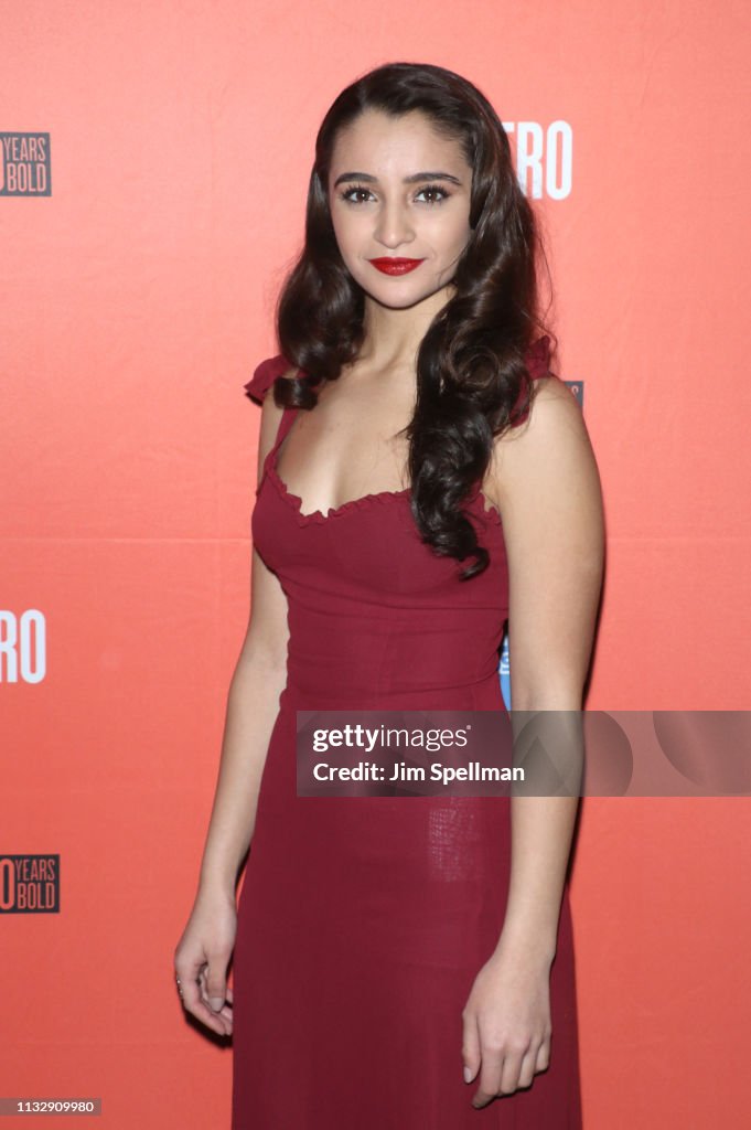 Actress Salena Qureshi attends the "Superhero" opening night at The