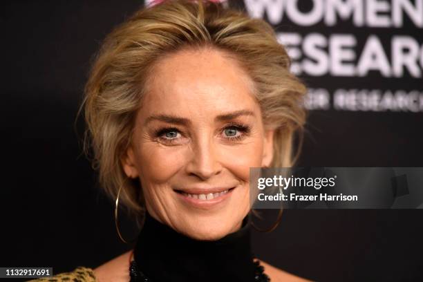 Sharon Stone attends The Women's Cancer Research Fund's An Unforgettable Evening Benefit Gala at the Beverly Wilshire Four Seasons Hotel on February...
