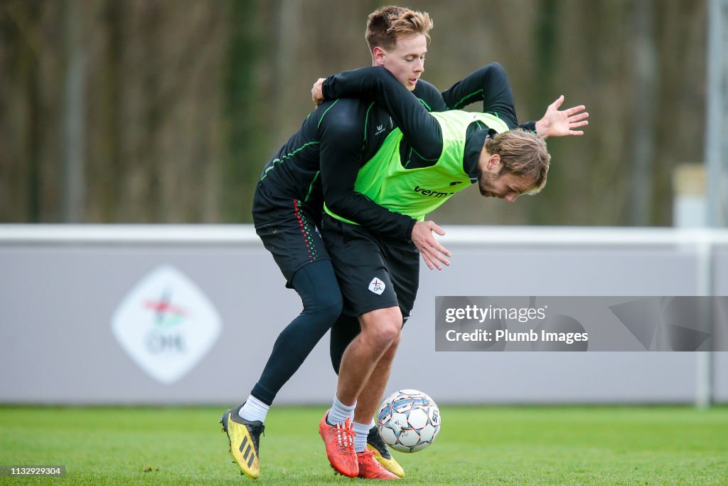 Gorius Mathieu Maertens of OH Leuven and Julien Gorius of OH Leuven during ...