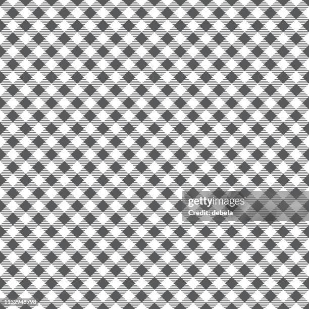 gray tablecloth argyle pattern background - argyle pattern stock illustrations