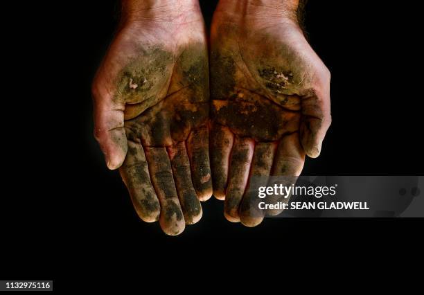 dirty hands - condition stock pictures, royalty-free photos & images