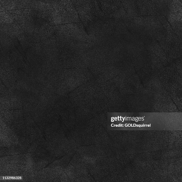 seamless abstract black pattern - paper card painted by paint roller and thick acrylic paint - visible imperfections dots spots and little lines - high quality tile pattern - black color background stock illustrations