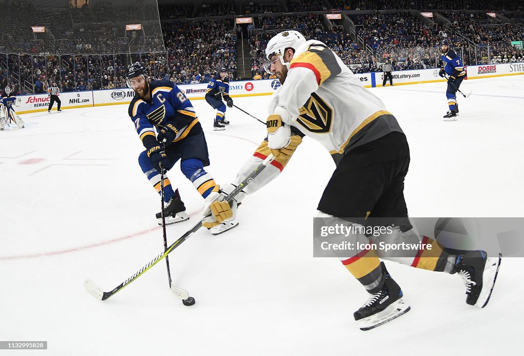 NHL: MAR 25 Golden Knights at Blues
