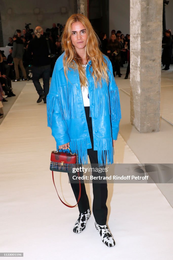 Nina Ricci : Front Row - Paris Fashion Week Womenswear Fall/Winter 2019/2020
