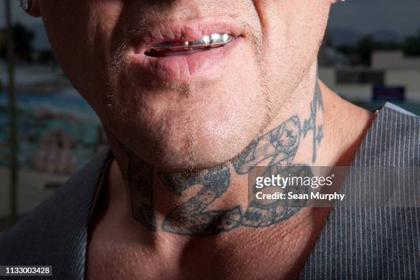 484 Man Neck Tattoo Photos and Premium High Res Pictures - Getty Images