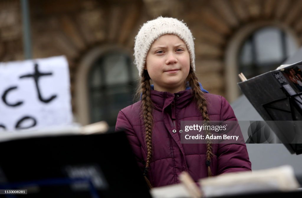 Greta Thunberg Joins Hamburg Climate Protest