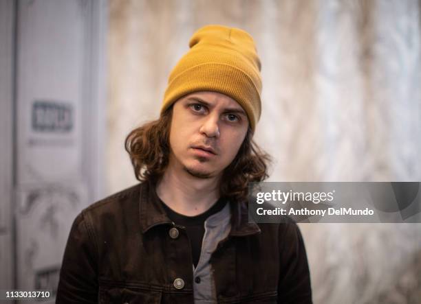 American hip hop artist, author and poet George Watsky talks about his new album "Complaint" at Build Studio on March 01, 2019 in New York City.