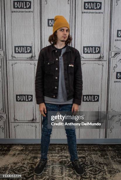 American hip hop artist, author and poet George Watsky talks about his new album "Complaint" at Build Studio on March 01, 2019 in New York City.