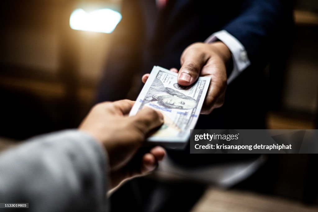 Corruption,business concept,corruption concept