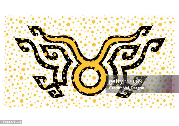 taurus - lightning bugs stock illustrations