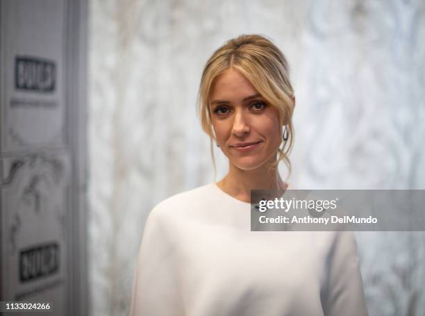 American television personality, fashion designer and actress Kristin Cavallari attends BUILD Brunch at Build Studio on March 01, 2019 in New York...