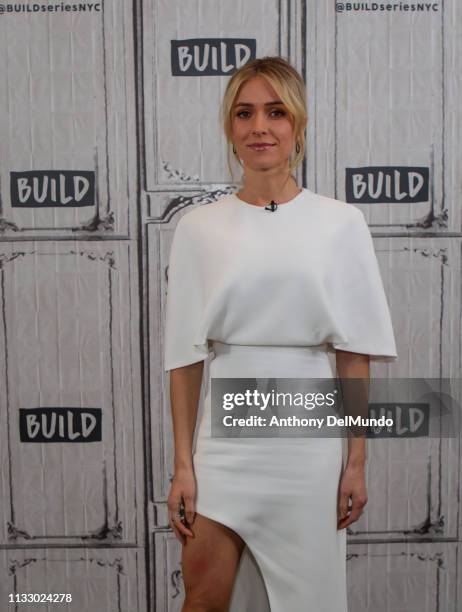 American television personality, fashion designer and actress Kristin Cavallari attends BUILD Brunch at Build Studio on March 01, 2019 in New York...