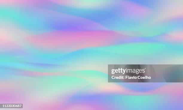 holographic background - iridescent ストックフォトと画像