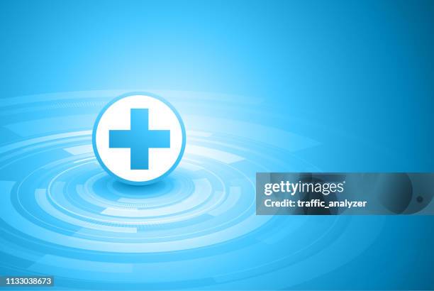 abstract medical background - white hexagon pattern stock illustrations