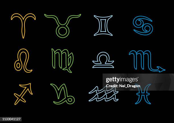 tierkreis - steinbock erdzeichen stock-grafiken, -clipart, -cartoons und -symbole