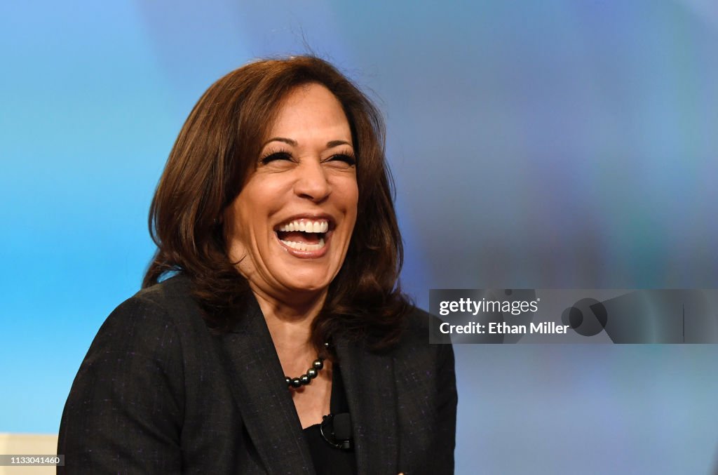 Democratic Presidential Candidate Sen. Kamala Harris Attends Campaign Events In Las Vegas