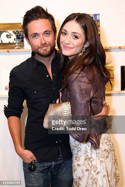 Actor Justin Chatwin poses at INCOGNITO Annual Art Exhibition And