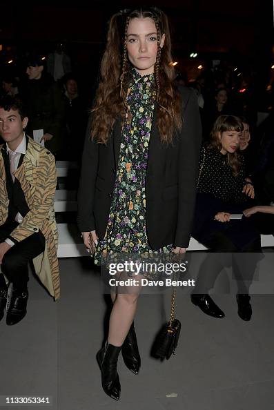 Claire Laffut attends the Celine show as part of Paris Fashion Week