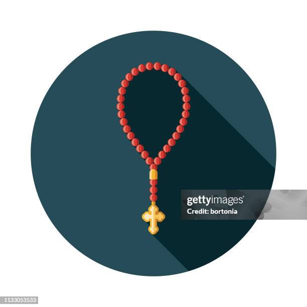 rosary portugal icon - prayer beads stock illustrations