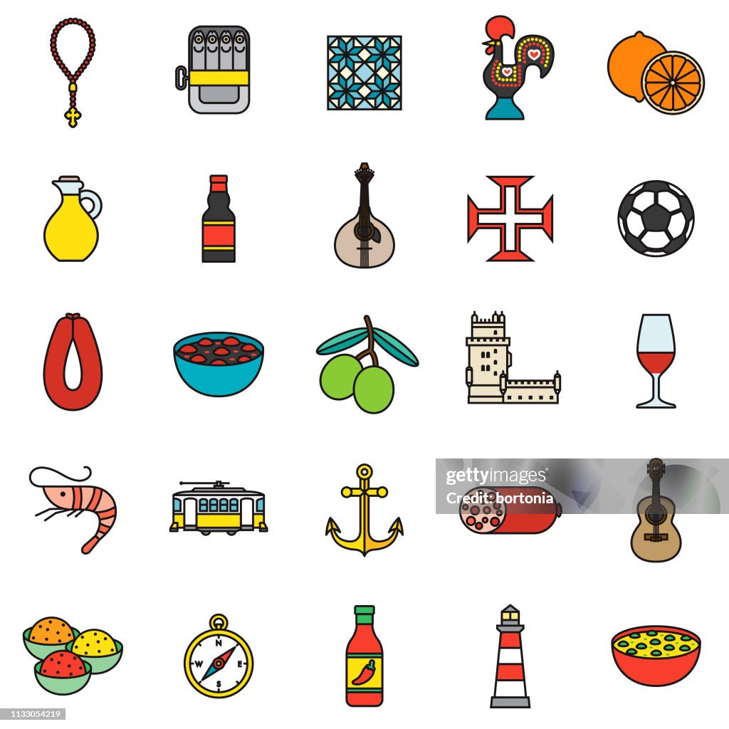 Portugal Icon Set