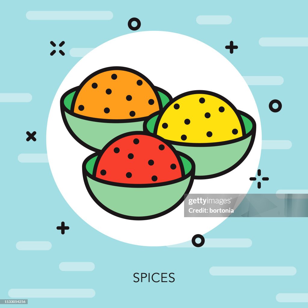 Spices Portugal Thin Line Icon