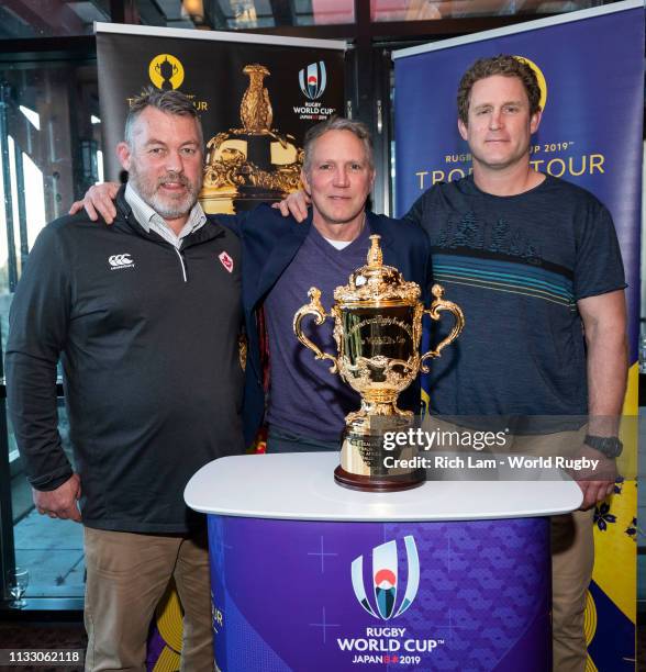 Grant Rees Rugby Player The Rugby World Cup Trophy Tour Photos and Premium High Res Pictures ...