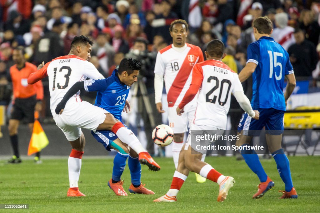 SOCCER: MAR 26 Peru v El Salvador