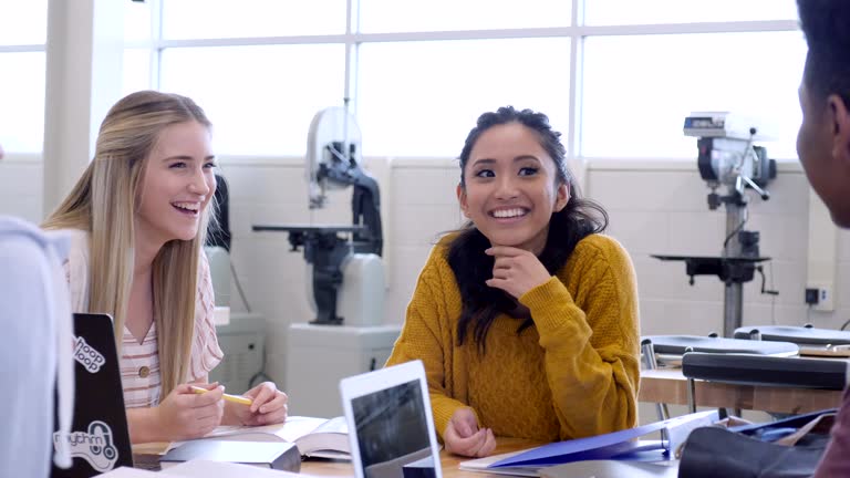Students Video Project 40 Students Laughing While Doing Science Projects Stock Videos, Footage ...