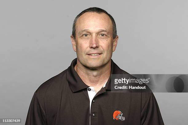In this handout image provided by the NFL, Kent Johnston of the Cleveland Browns poses for his 2010 NFL headshot circa 2010 in Berea, Ohio.