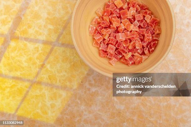 dried papaya fruit - antioxidant stock pictures, royalty-free photos & images