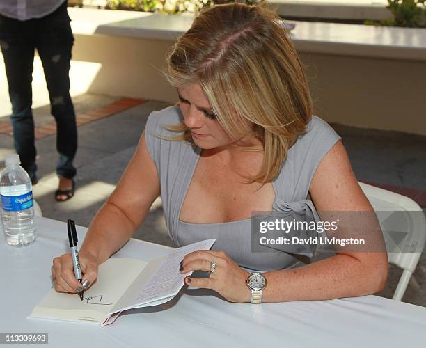 Actress Alison Sweeney attends the 16th Annual Los Angeles Times Festival of Books - Day 2 at USC on May 1, 2011 in Los Angeles, California.