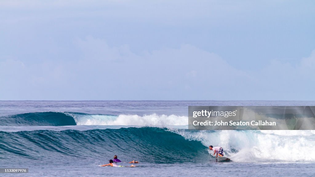Indonesia, Surfing in the Pacific Ocean