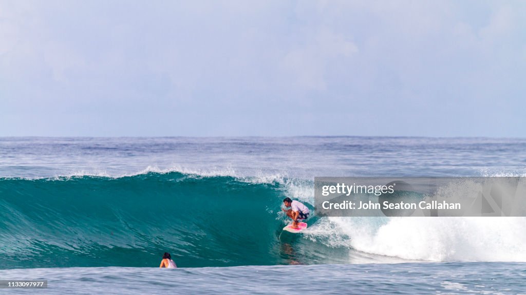 Indonesia, Surfing in the Pacific Ocean