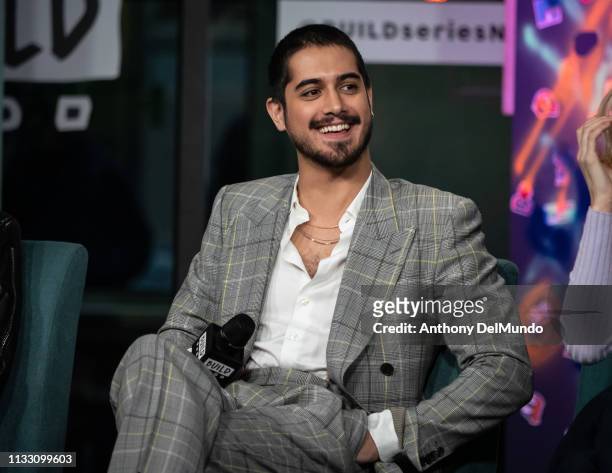 American actor Avan Jogia visits Build Studios to talk about the TV show 'Now Apocalypse' on March 01, 2019 in New York City.