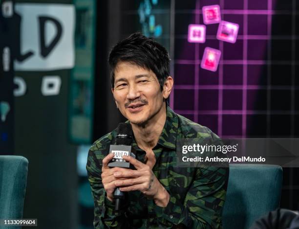 American filmmaker Gregg Araki visits Build Studios to talk about the TV show 'Now Apocalypse' on March 01, 2019 in New York City.
