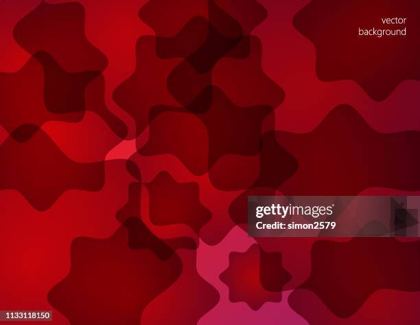 abstract technology background with curve overlapped geometric shape - multiple exposure motion stock illustrations