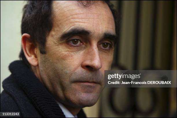 Affair Francis Heaulme : 'Dans La Tete D'Un Tueur' Telefilm On Tf1 On January 12Th, 2005 In Paris, France - The Investigator Jean-Francois Abgrall...