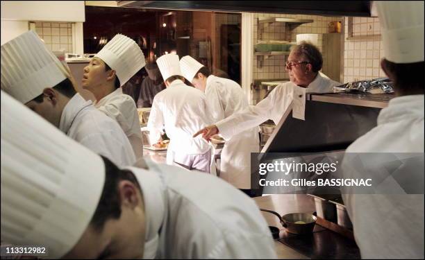 Ecole Des Chefs: Ultimate Cuisine At Michel Rostang'S Two Star Restaurant - On December 15Th, 2005 - In Paris, France - Here, Two Michelin Star Chef...