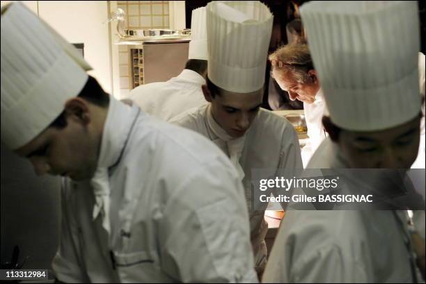 Ecole Des Chefs: Ultimate Cuisine At Michel Rostang'S Two Star Restaurant - On December 15Th, 2005 - In Paris, France - Here, Two Michelin Star Chef...