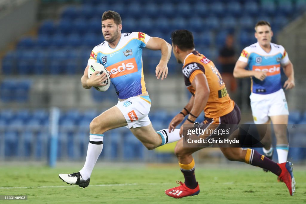 NRL Trial: Broncos v Titans:
